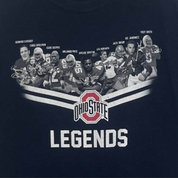 Ohio State Legends Football Graphic Tshirt Mens Large Black - Picture 5 of 8